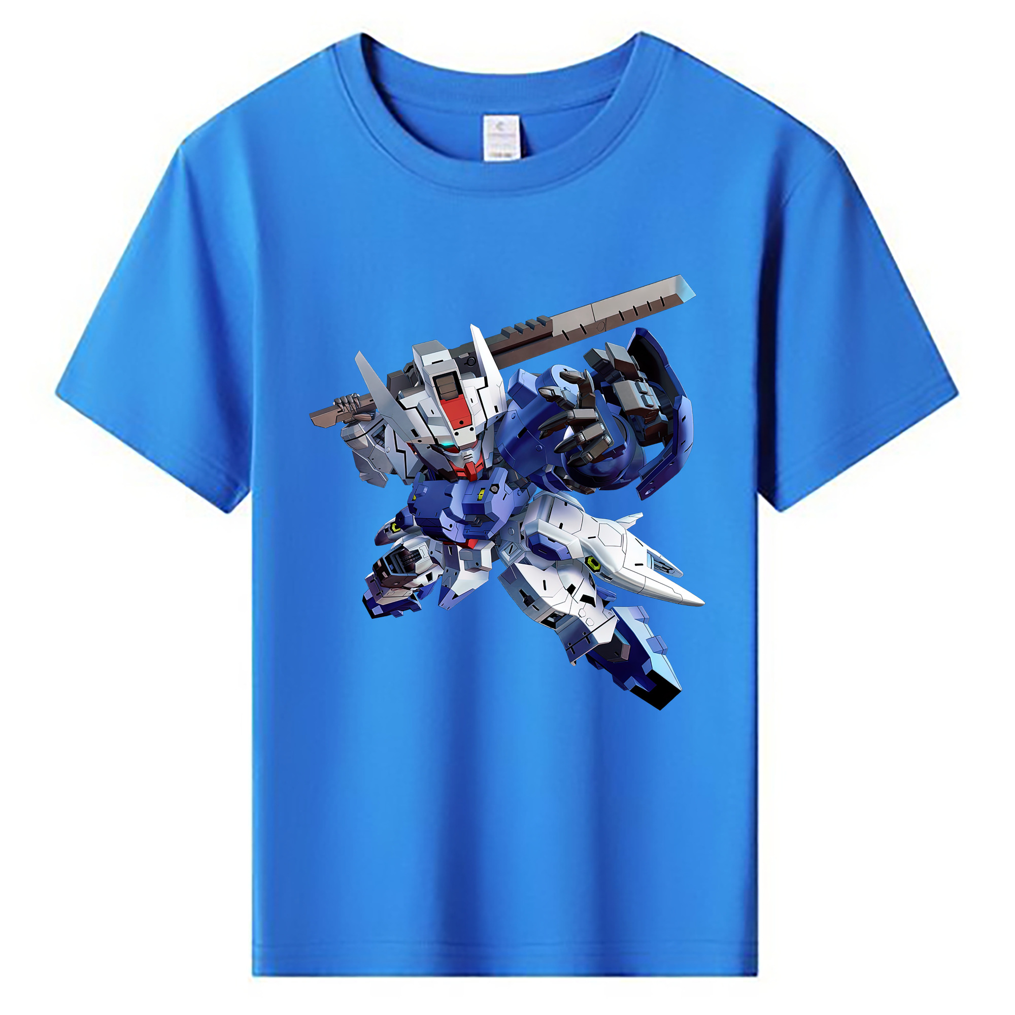 （画像用） 機動戦士ガンダム Mobile Suit Gundam 綿100％キッズTシャツ（フロントプリント）